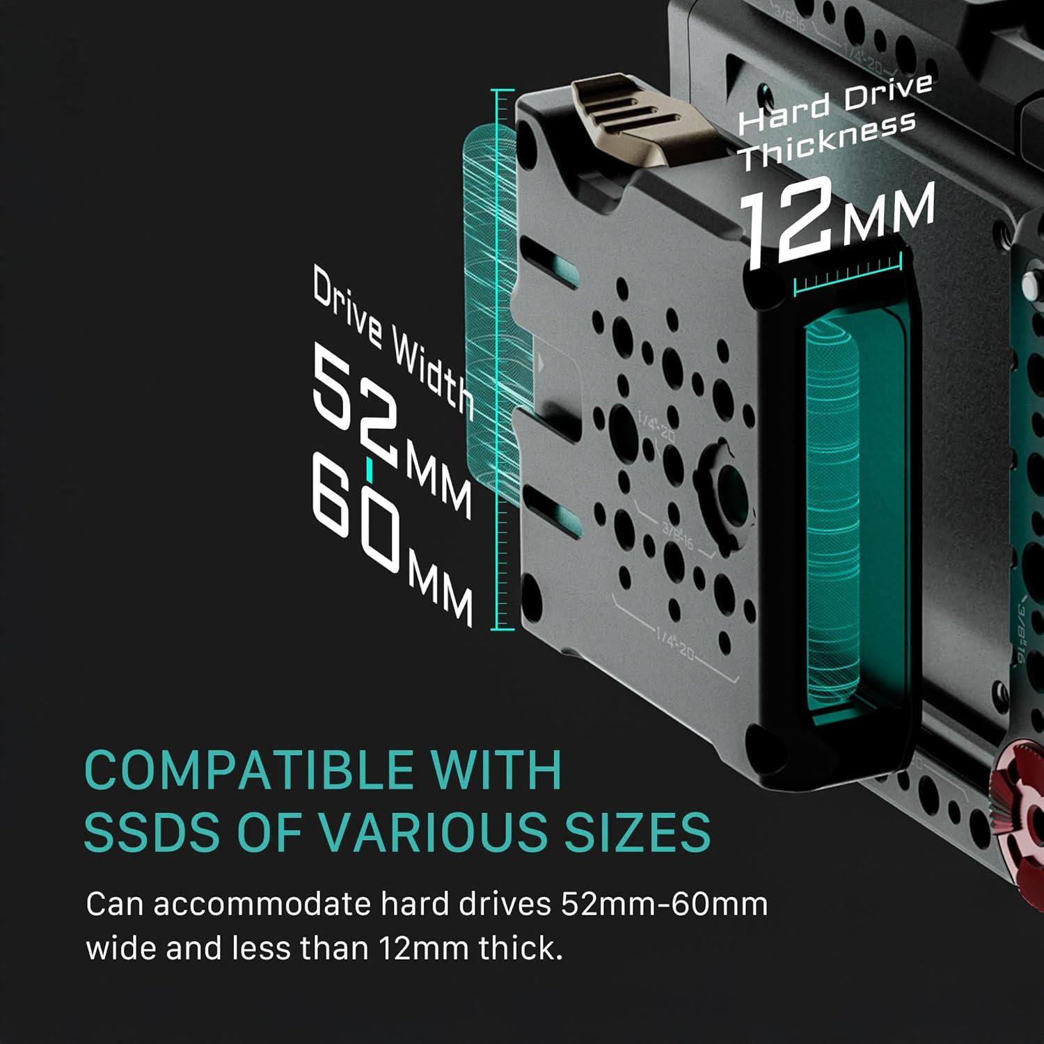 Kit de Base Jaula de Cámara Tilta ES-T21-A para Blackmagic Pyxis