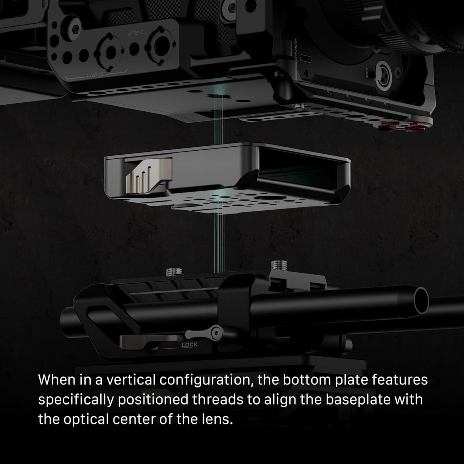 Kit de Base Jaula de Cámara Tilta ES-T21-A para Blackmagic Pyxis