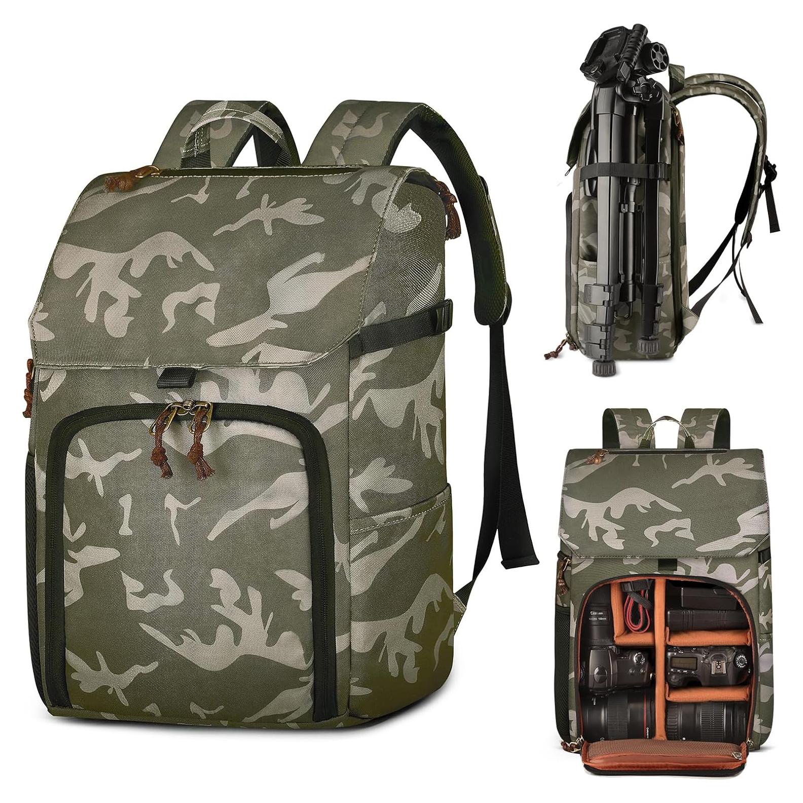 Mochila para Cámara Profesional Bolosta Camuflaje 14L