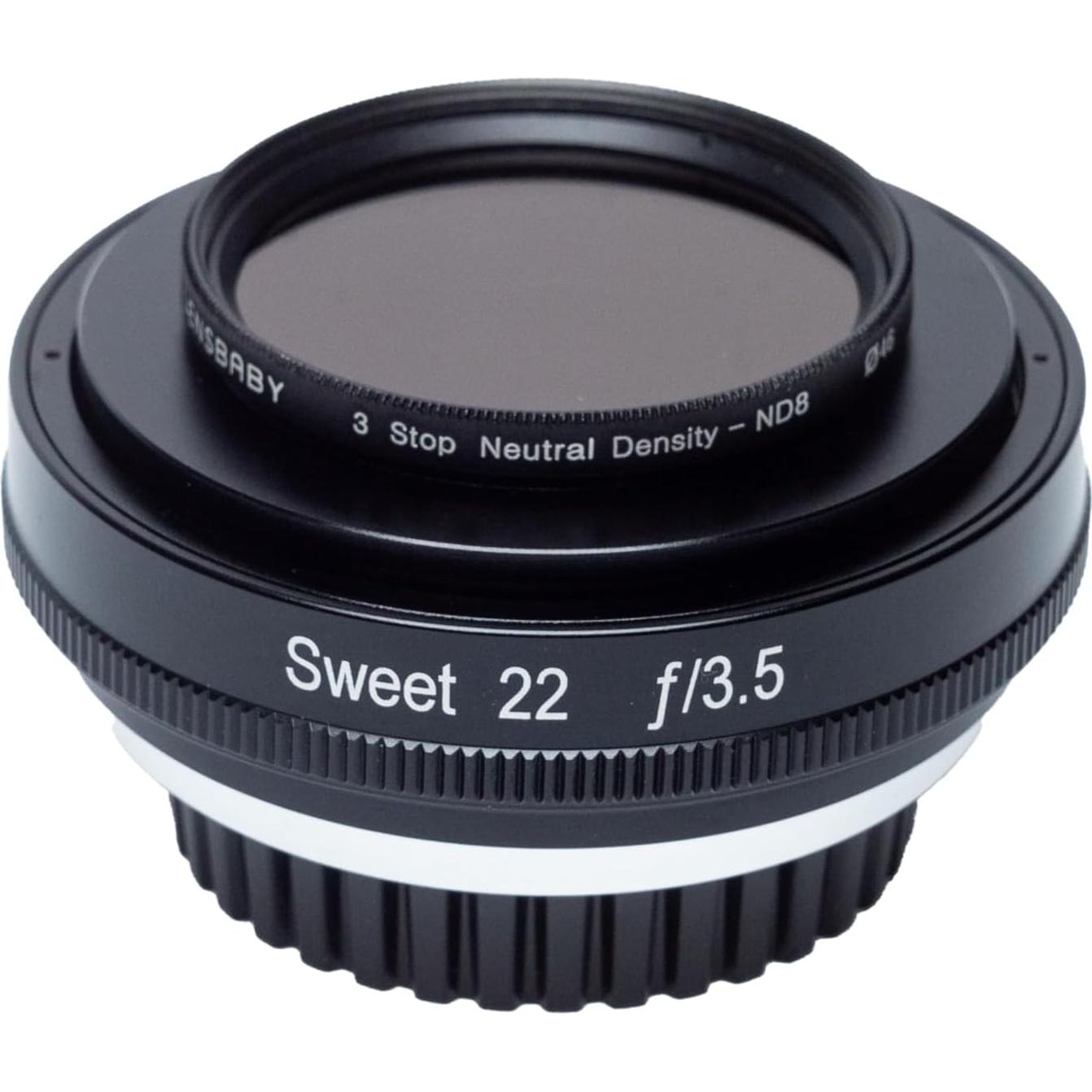 Objetivo Pancake Sweet 22 Lensbaby para cámaras mirrorless
