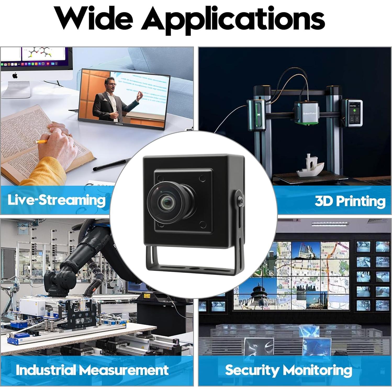 Cámara USB de Alta Velocidad SVPRO 1080P 60fps 120°