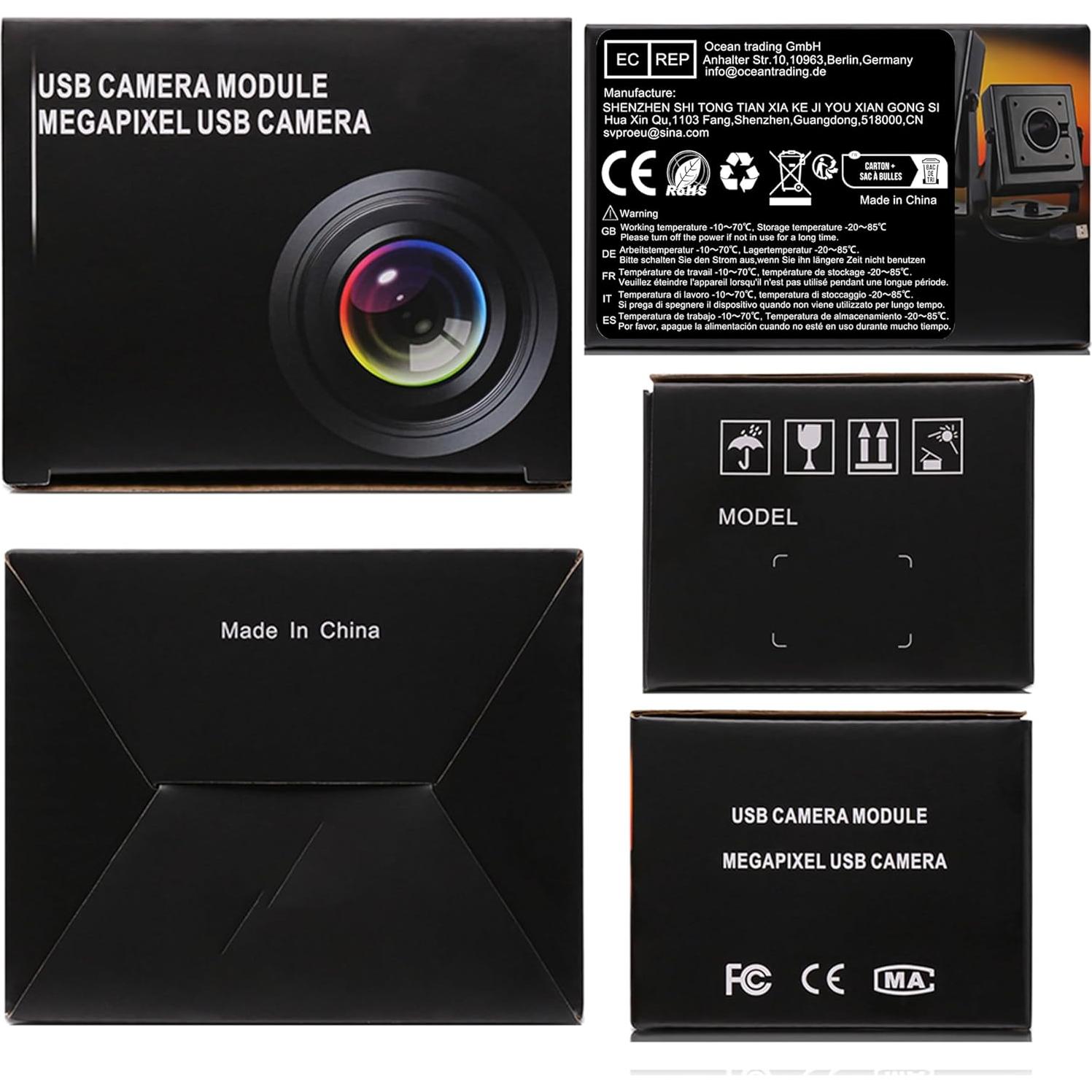 Cámara USB de Alta Velocidad SVPRO 1080P 60fps 120°