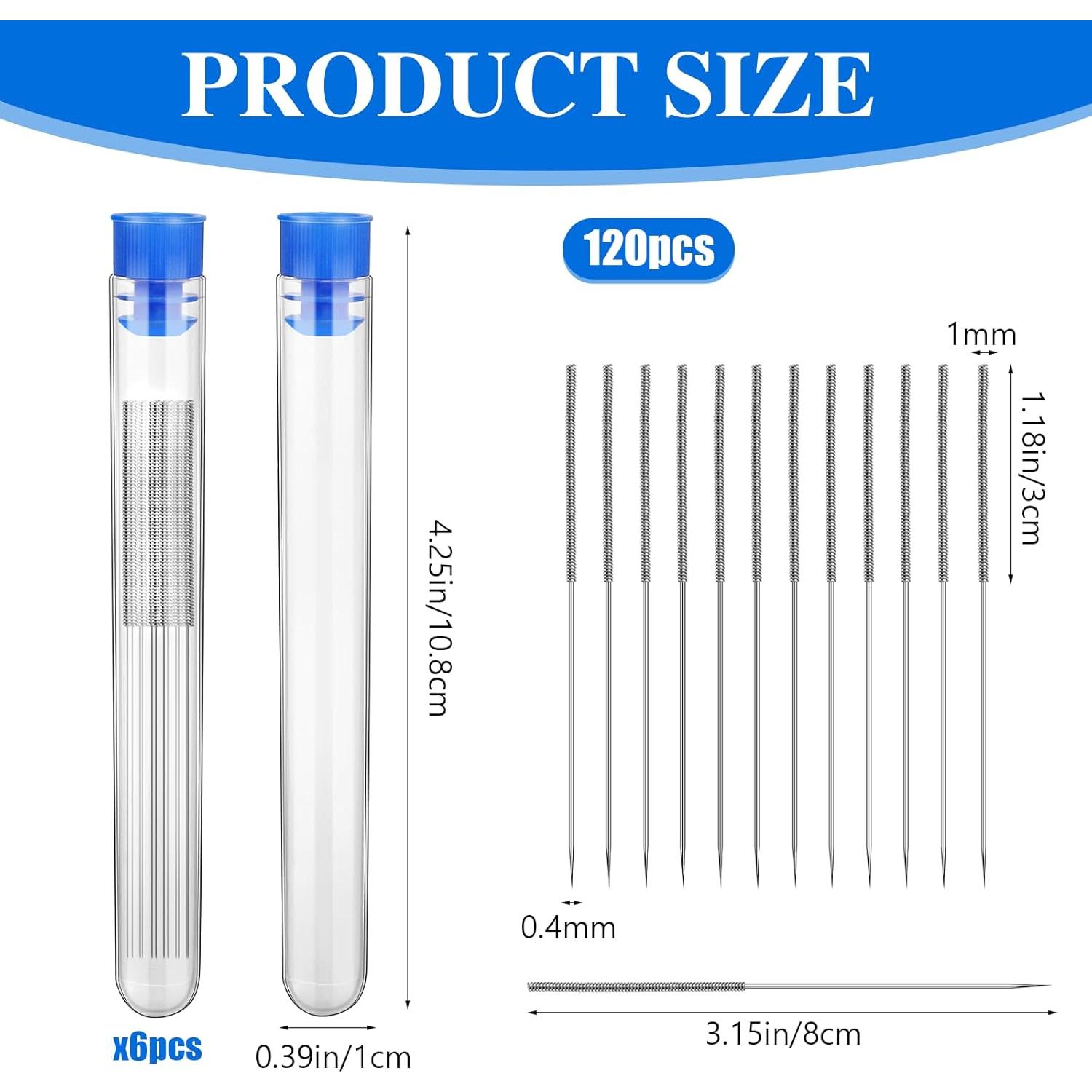 120 Agujas de Limpieza para Boquillas de Impresora 3D