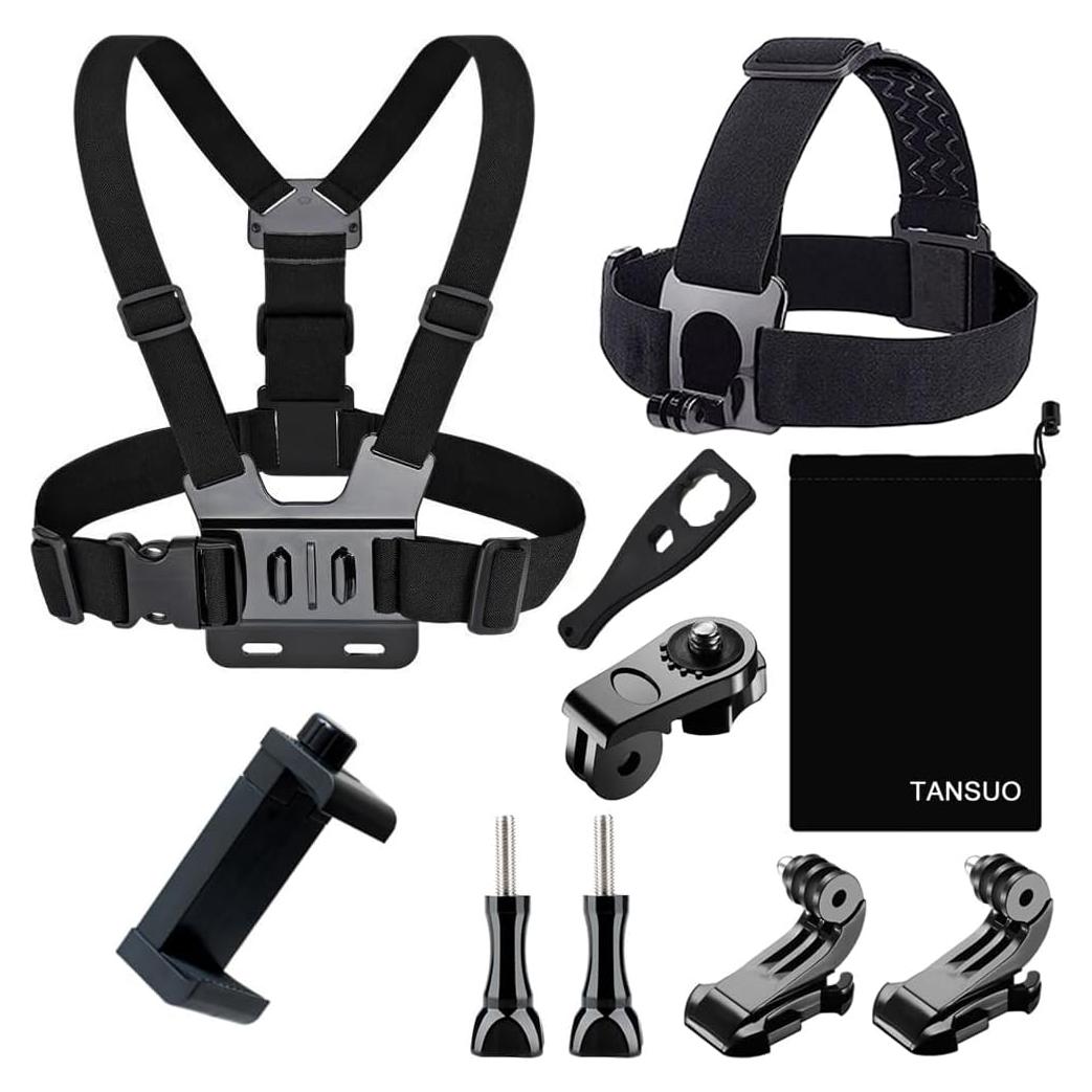 Kit de Arnés de Montaje en el Pecho TANSUO para Cámara y Smartphone