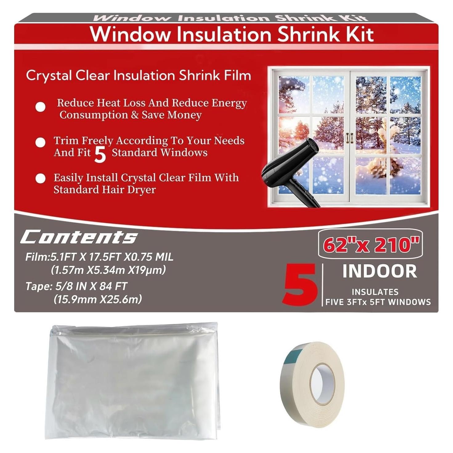 Kit Aislamiento Ventanas StarJungle 5 Ventanas 157x533 cm