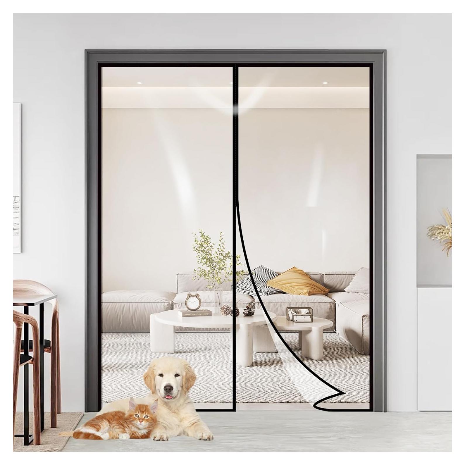 Cortina de Puerta Aislante Magnética Skloopearg 182.88x203.2cm