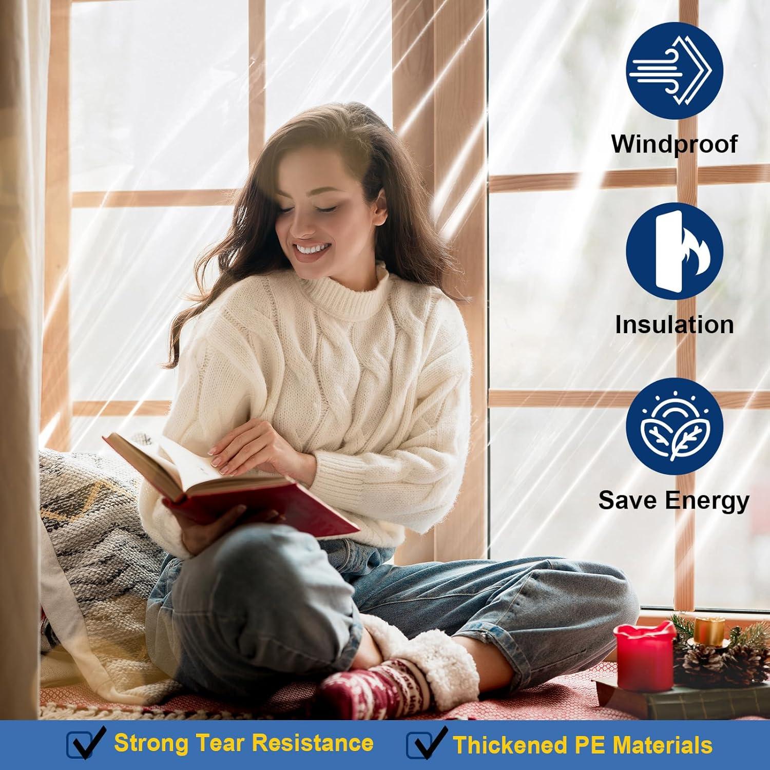 Kit Aislante de Ventanas Succulentlovers 79x74 Pulgadas