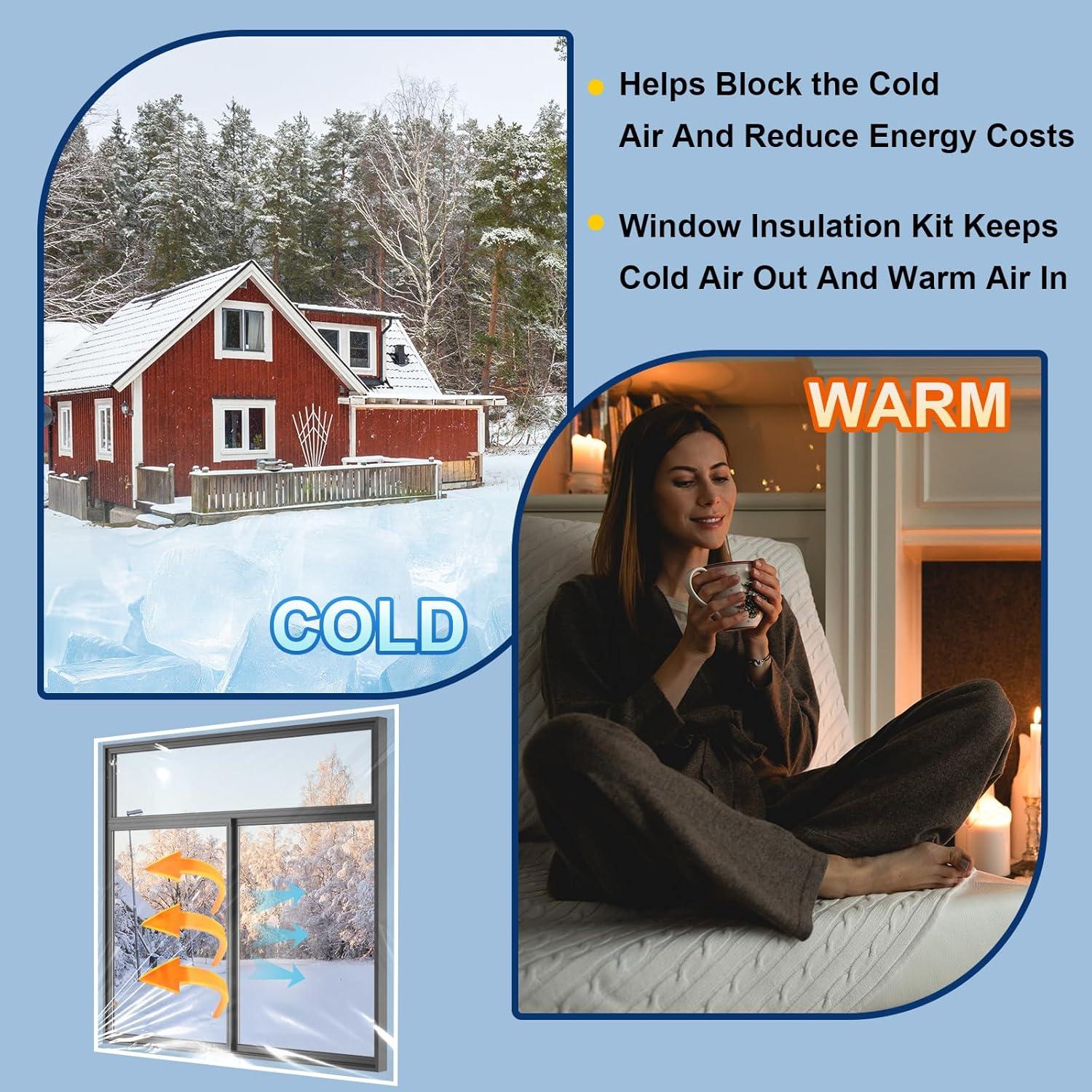 Kit Aislante de Ventanas Succulentlovers 79x74 Pulgadas