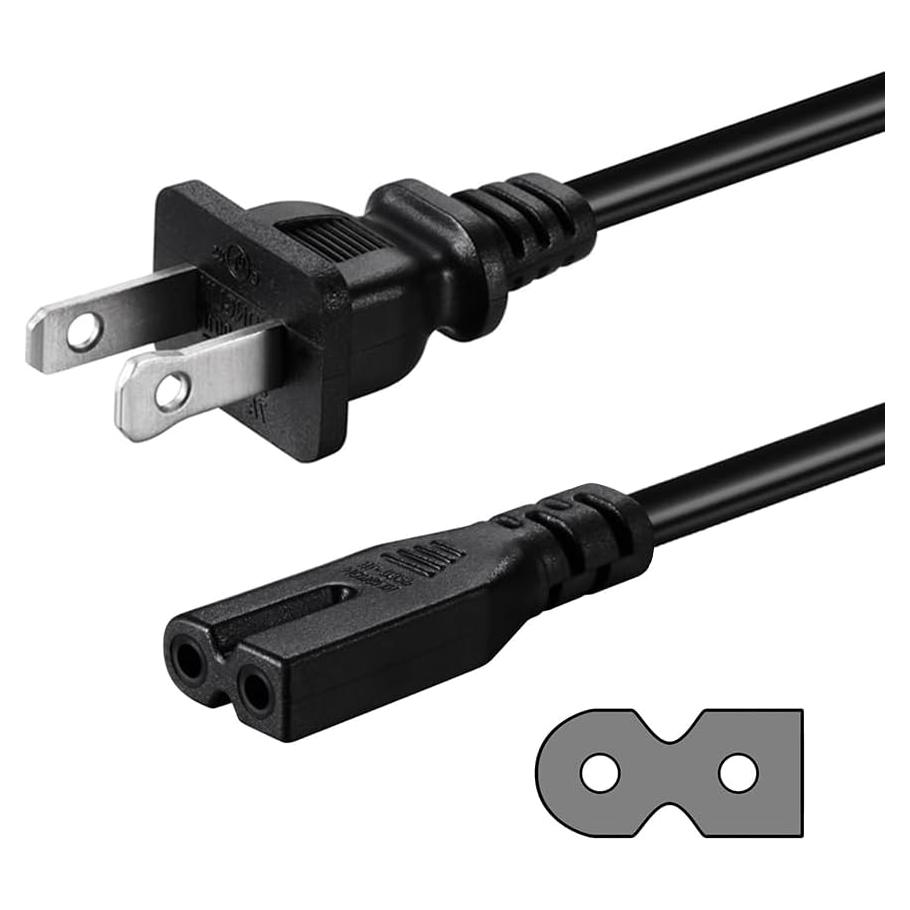 Cable de Alimentación 18AWG 0.91m para Televisores Vizio