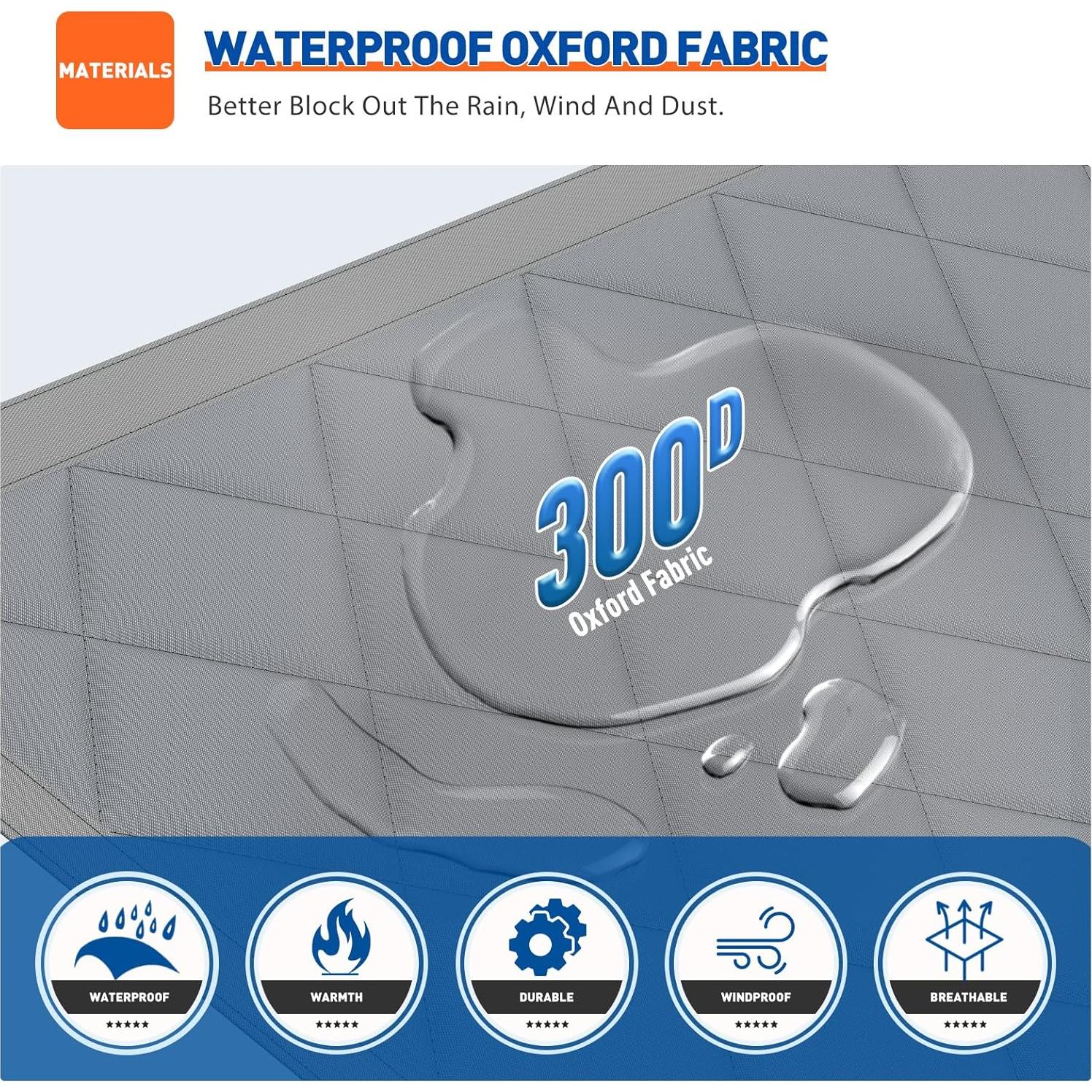 Cortina Térmica Aislante Magnética MAGZO 38x82 cm Gris