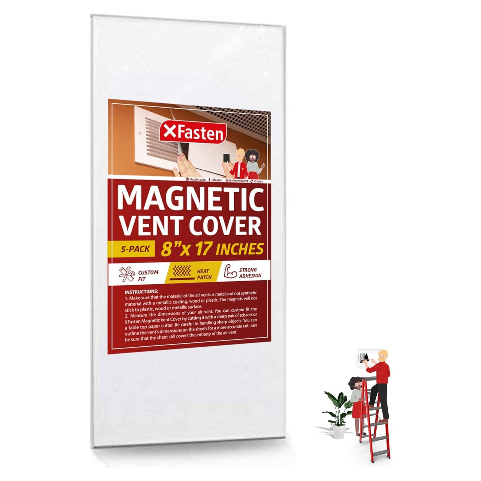 Cubierta de Ventilación Magnética XFasten 20.32x43.18cm Paquete de 5