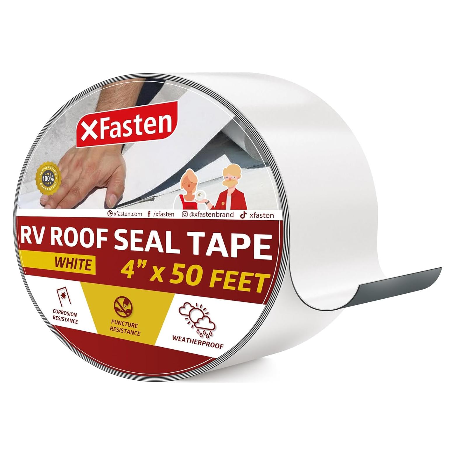 Cinta de Reparación para Techos de RV XFasten 10.16 cm x 15.24 m