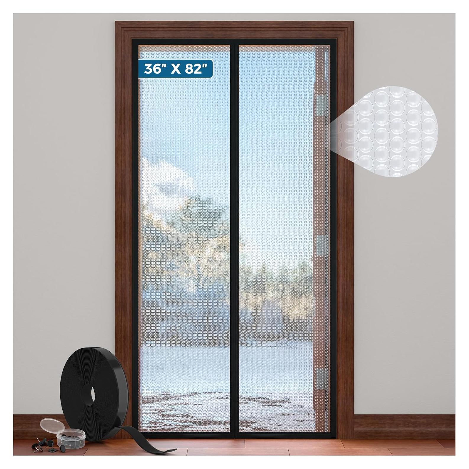 Cortina de Puerta Térmica Aislante Magnética Augblinds 91x208 cm