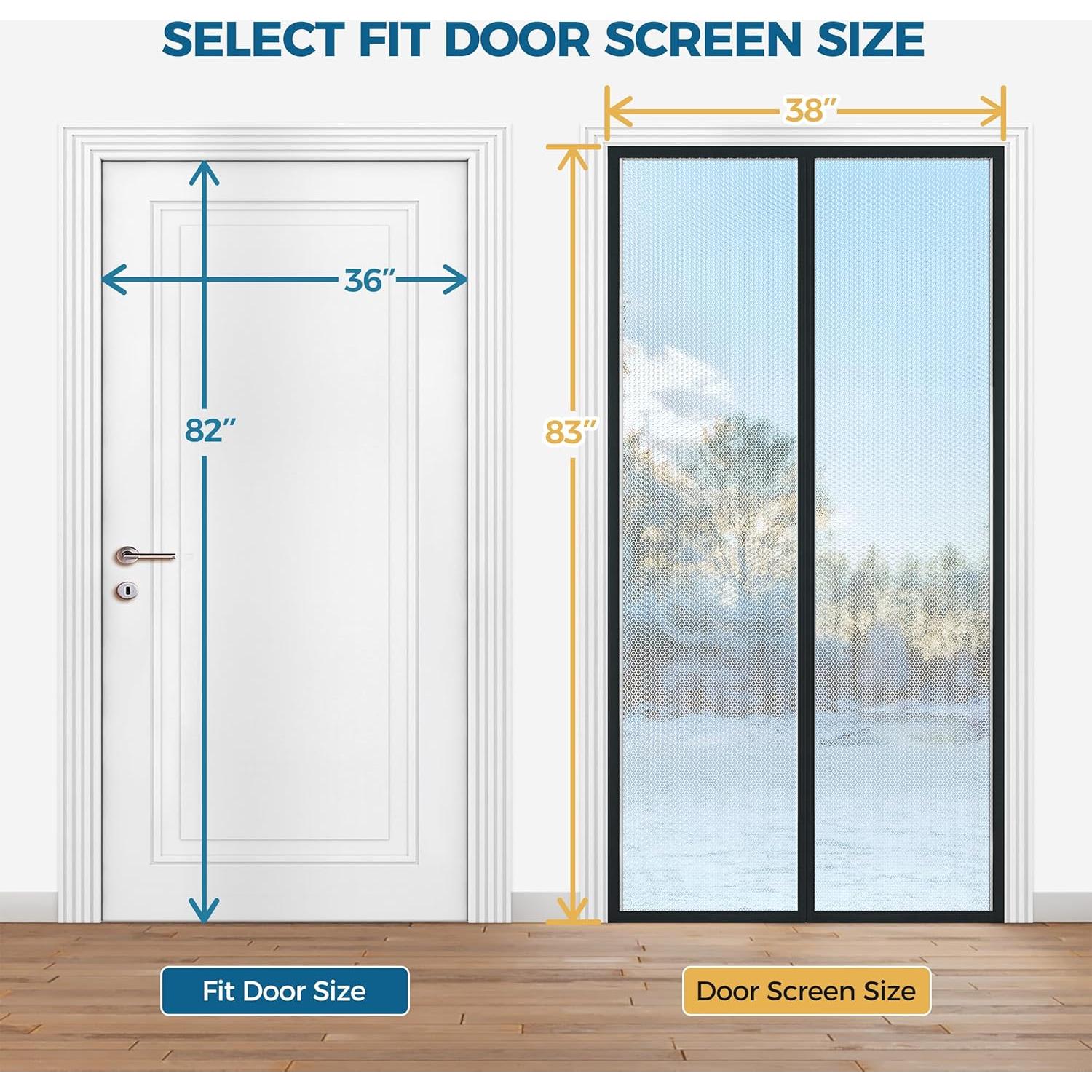 Cortina de Puerta Térmica Aislante Magnética Augblinds 91x208 cm
