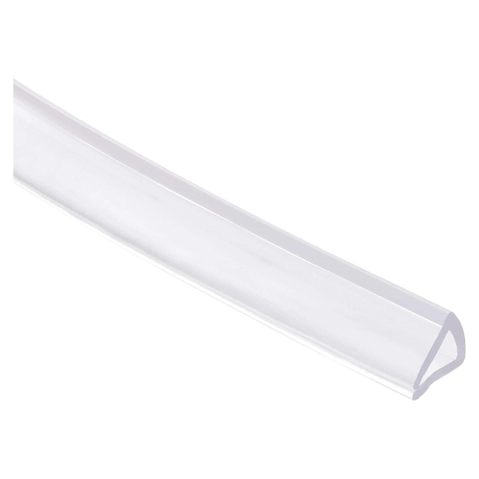 Sello U de Recorte uxcell 3 Metros PVC Transparente 7mm