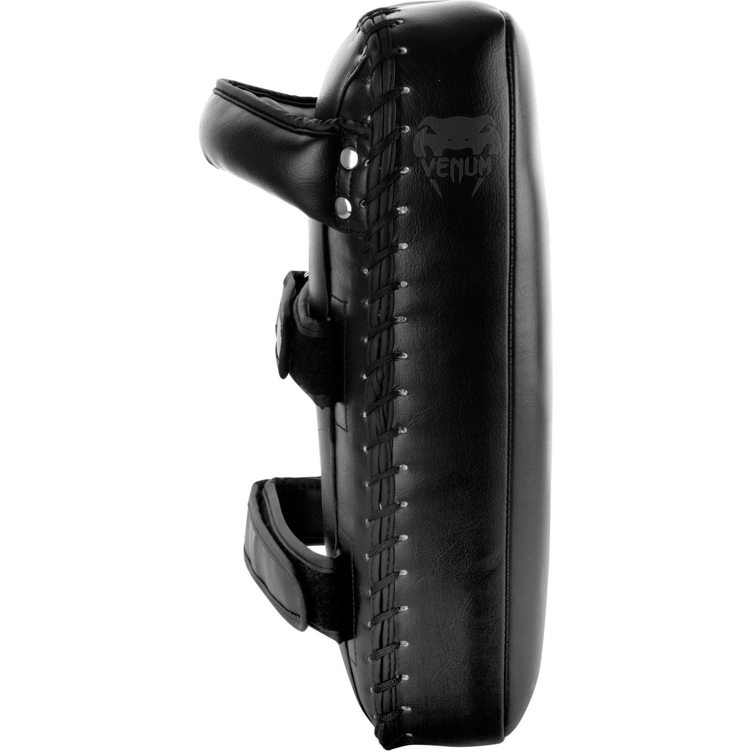 Almohadillas de Patada Venum Giant Kick Pads - Cuero Negro