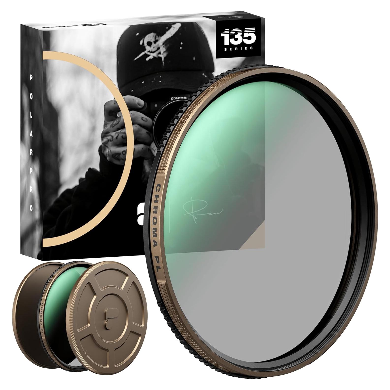 Filtro Polarizador Circular PL 49mm PolarPro 135 - Alta Saturación