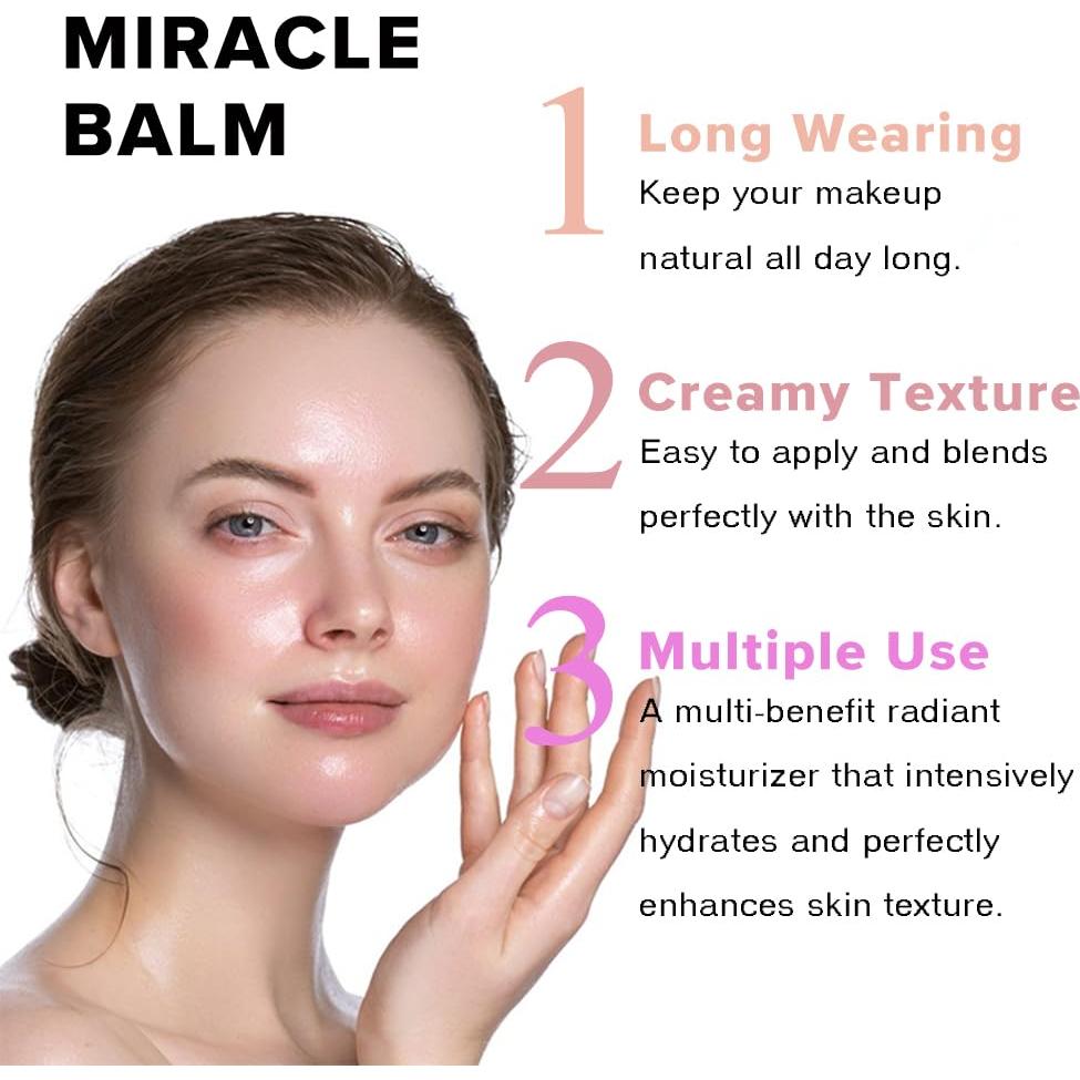 Bálsamo Multi Glow JIMYAUQIN - Hidratante 51.6g Color Natural