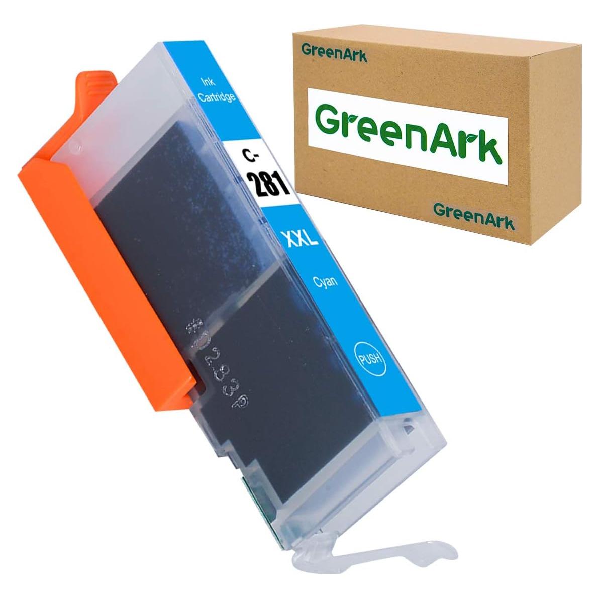 Cartucho de Tinta Cian GREENARK CLI-281XXL Compatible