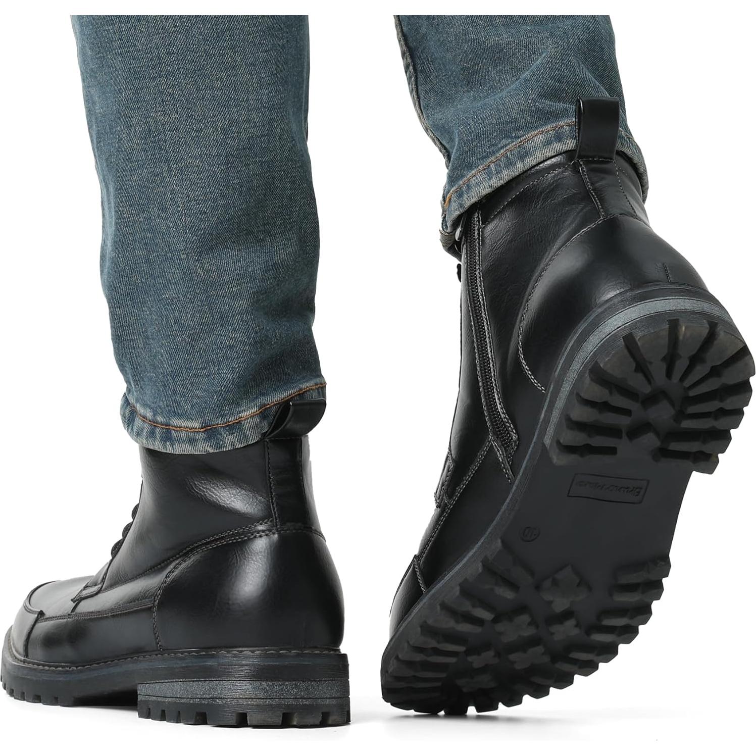 Botas de Combate para Hombre Bruno Marc con Cremallera