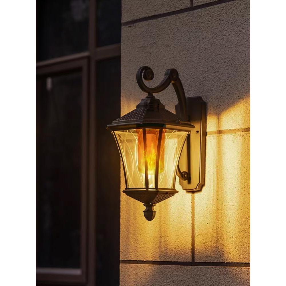 Bombillas LED E26/E27 efecto llama naranja - Paquete de 2