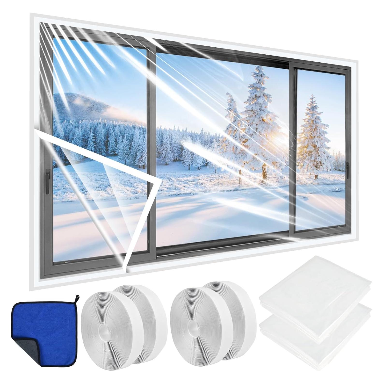 Kit Aislamiento Ventanas Invierno 160x119 cm PE Amantes Suculentas