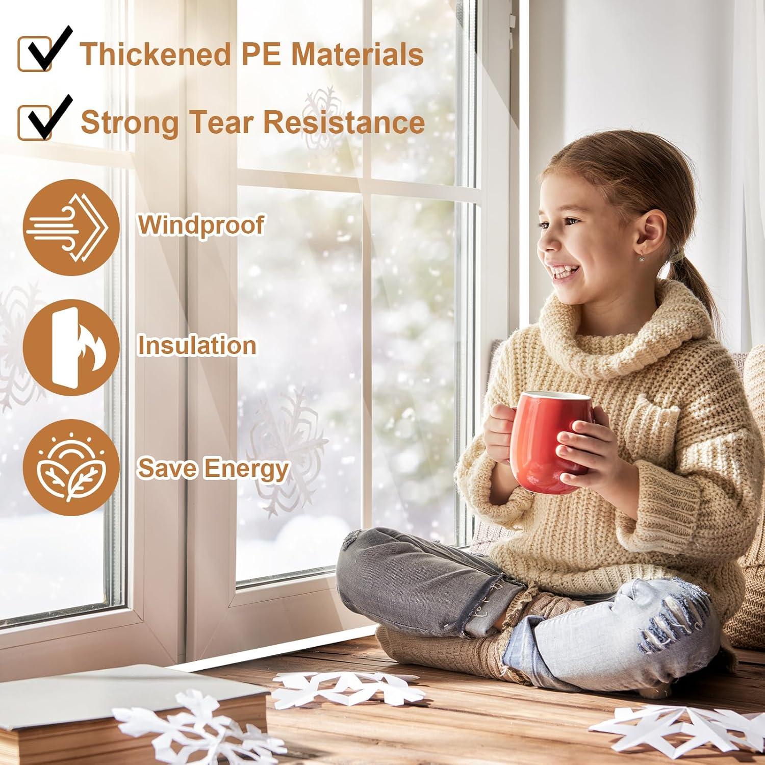 Kit Aislamiento Ventanas Invierno 160x119 cm PE Amantes Suculentas