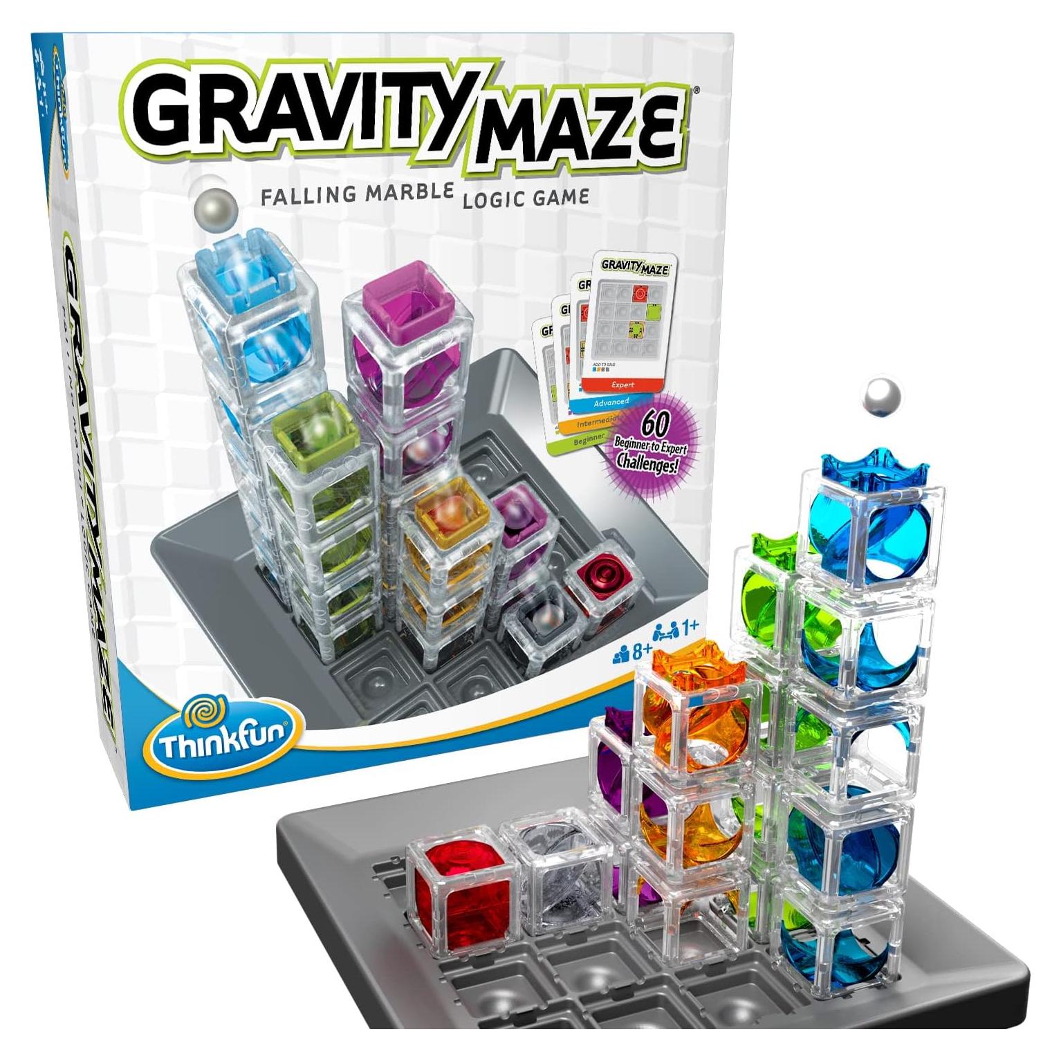 ThinkFun Gravity Maze Juego STEM 60 Desafíos 8+ Años