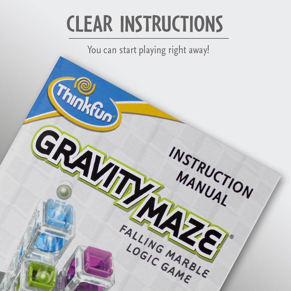 ThinkFun Gravity Maze Juego STEM 60 Desafíos 8+ Años