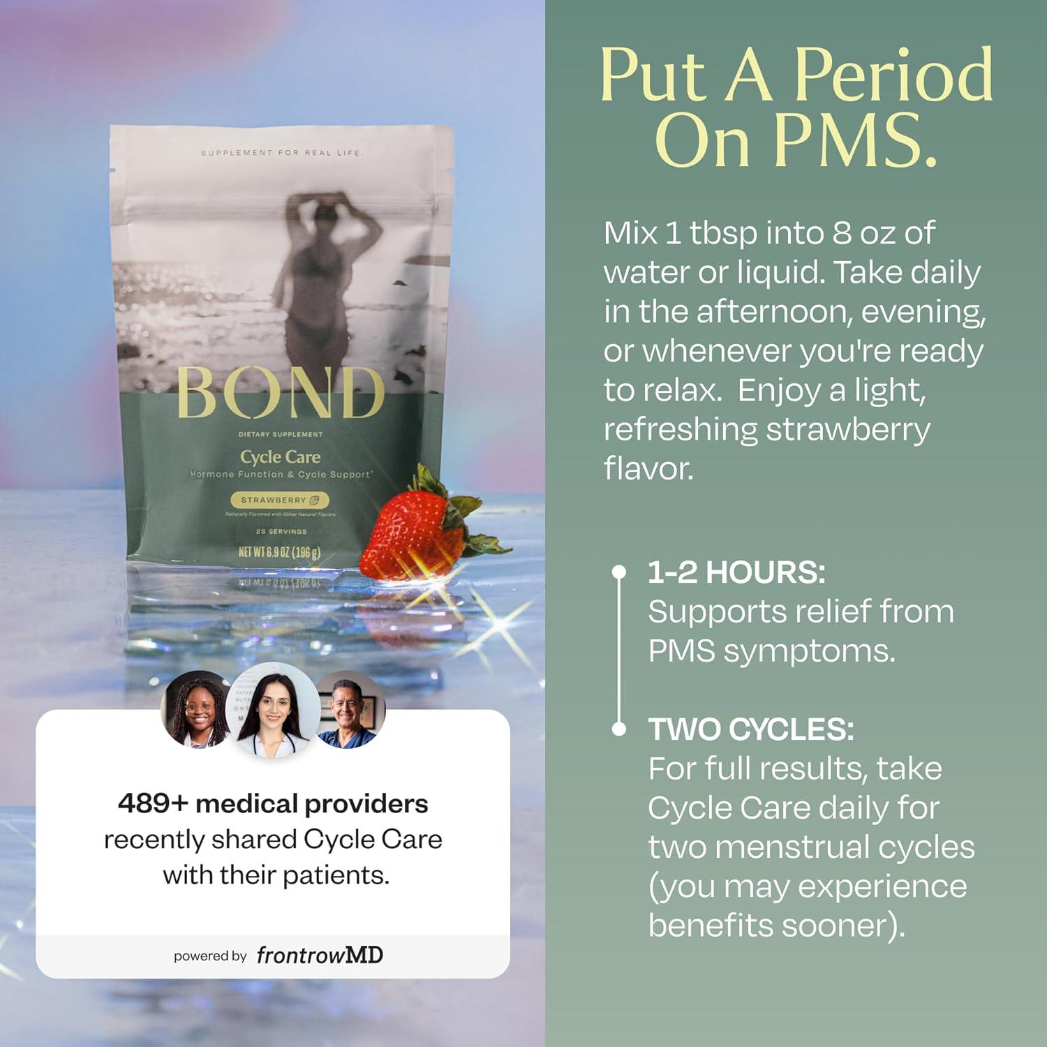 Suplemento Cycle Care BOND para Síndrome Premenstrual - 28 Porciones