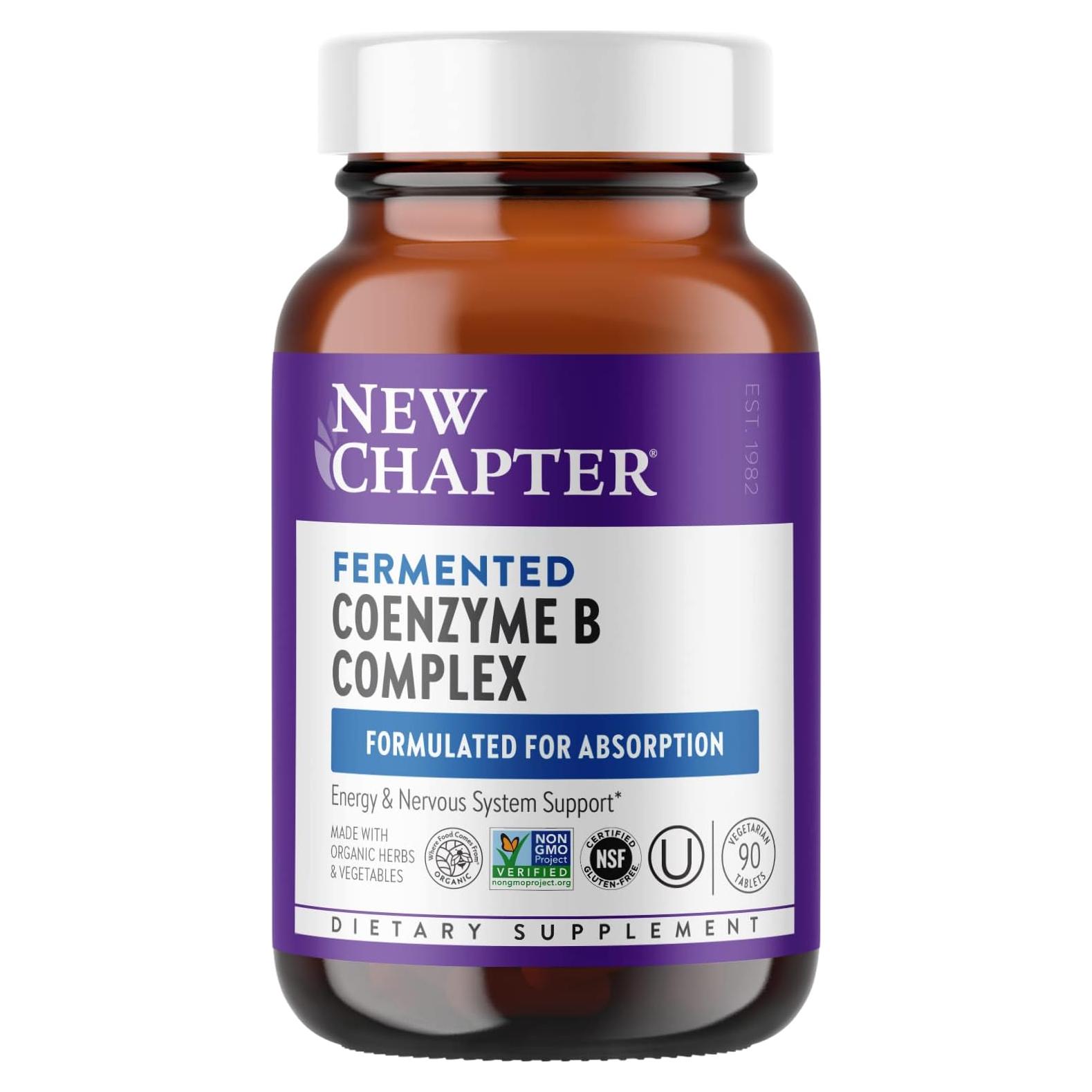 Complejo de Vitaminas B Nuevo Capítulo 90 Cápsulas Orgánicas