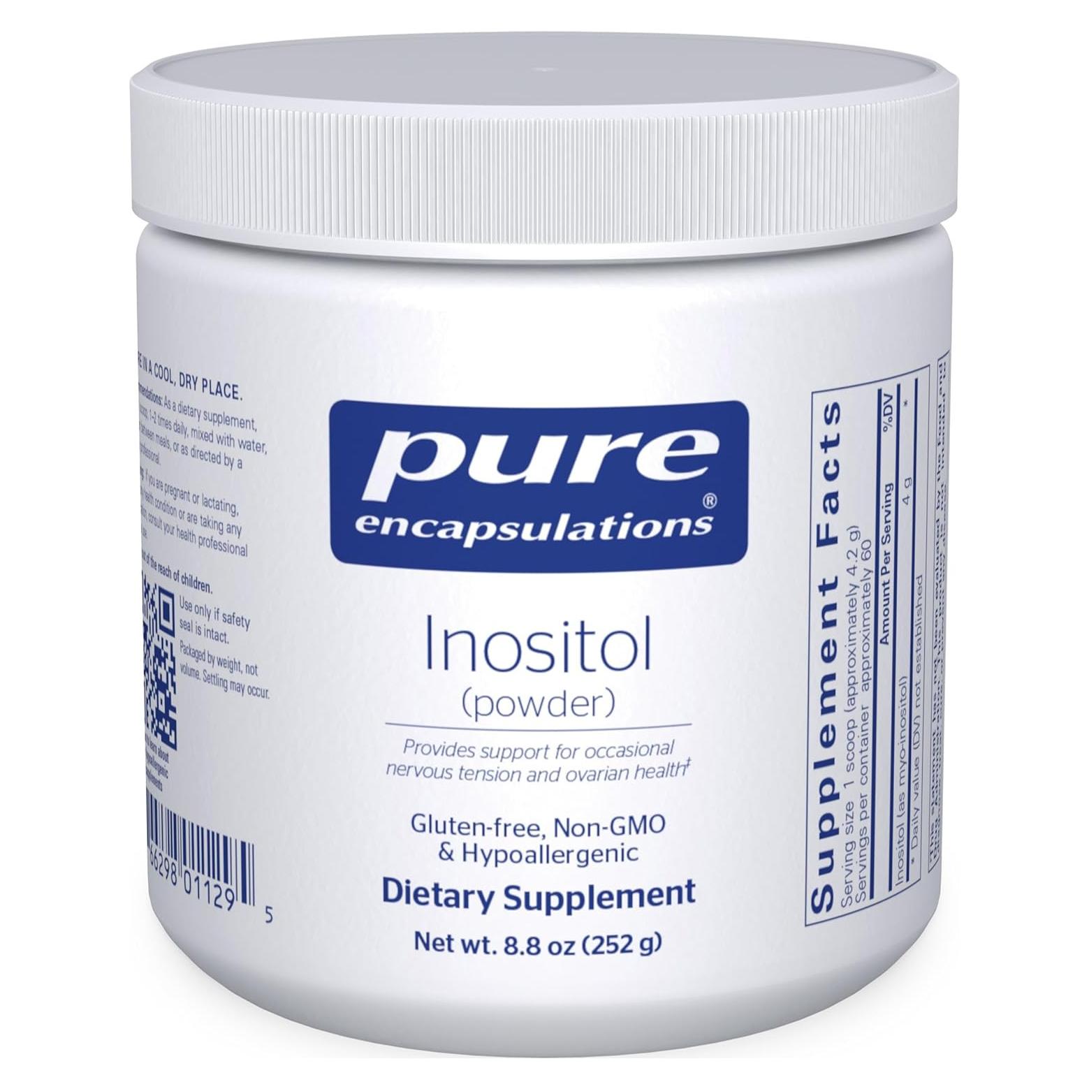 Suplemento en Polvo Myo-Inositol Pure Encapsulations 248g