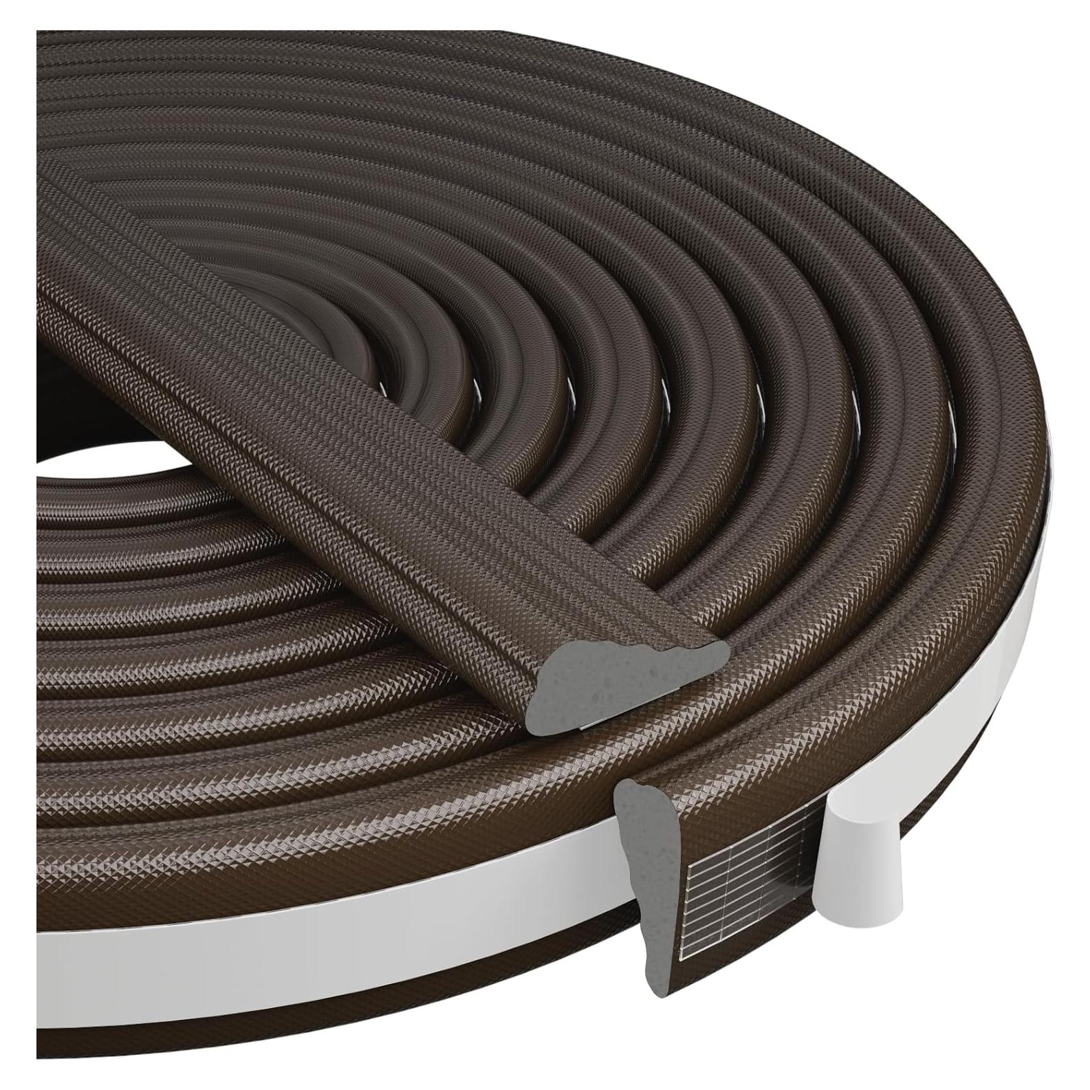 Tira de Sellado Aislante KNEELISA 2Pcs 498.4cm Marrón