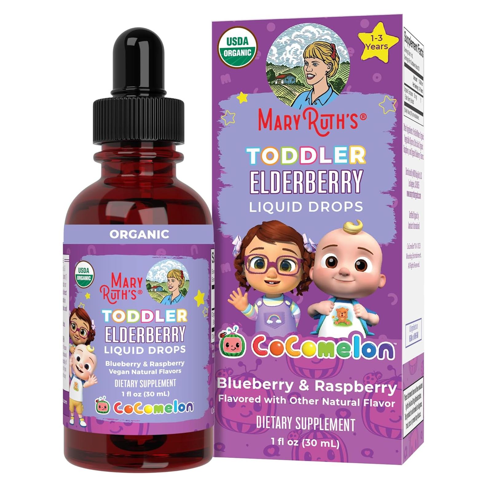 Jarabe de Saúco Orgánico MaryRuth para Niños 30 ml