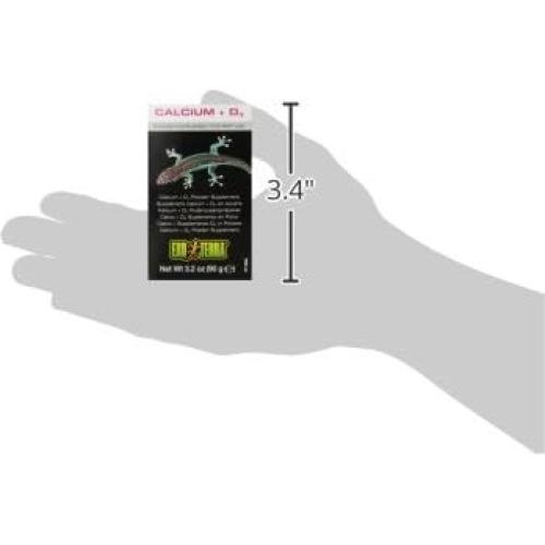 Suplemento de Calcio + D3 Exo Terra 90.7 g para Reptiles
