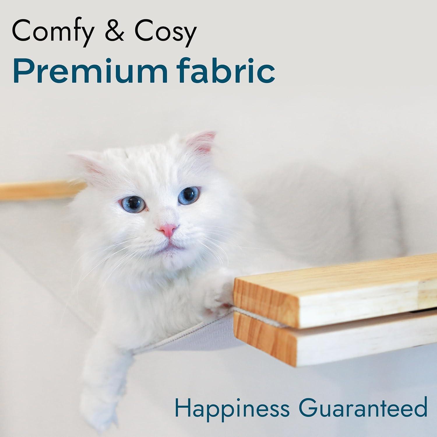 Hamaca para Gatos Sand Peak 86x33 cm Madera Sólida