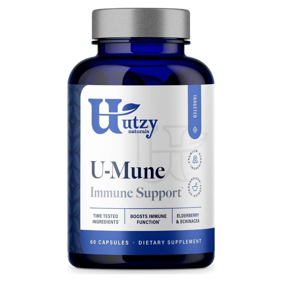 U-Mune Suplemento Inmunológico Utzy Naturals 60 Cápsulas