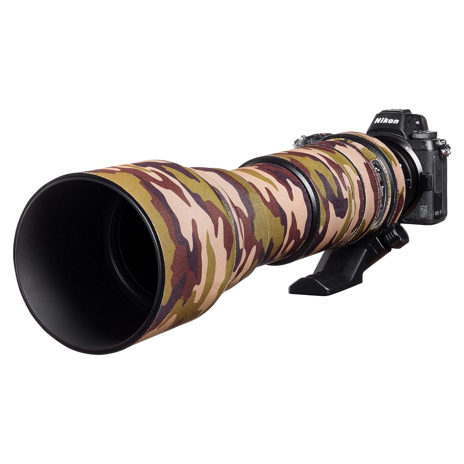 Funda de Lente easyCover Camuflaje Marrón 150-600mm