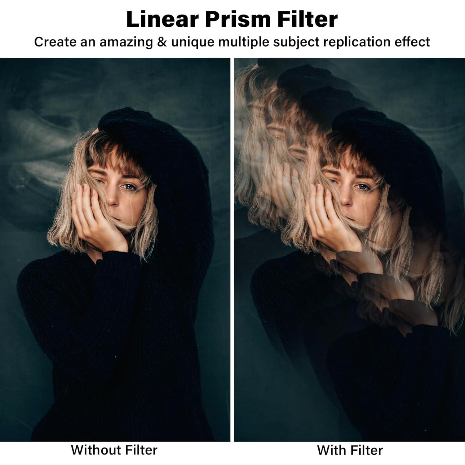 Filtro Prisma Lineal 49mm Walking Way para Fotografía Creativa