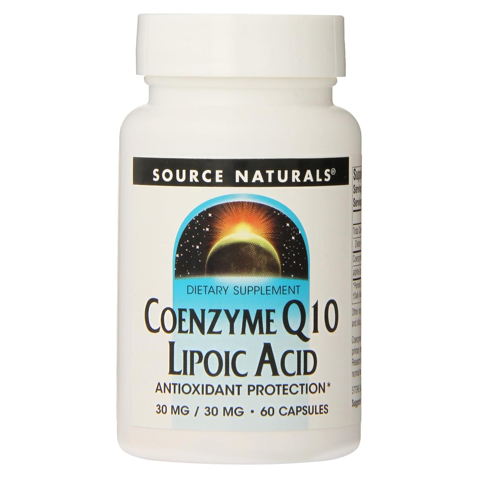 Coenzima Q10 30mg Source Naturals - 60 Cápsulas Antioxidantes
