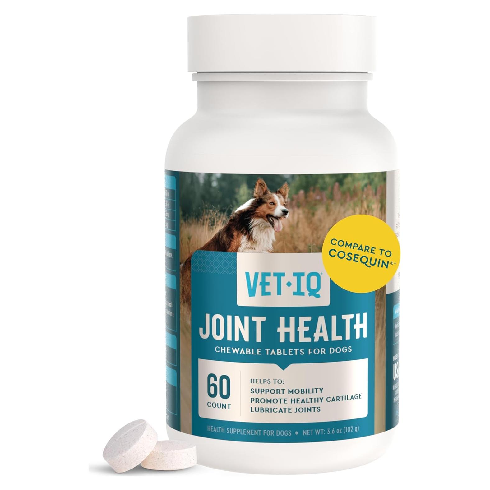 Suplemento Articular VetIQ para Perros 60 Tabletas Masticables