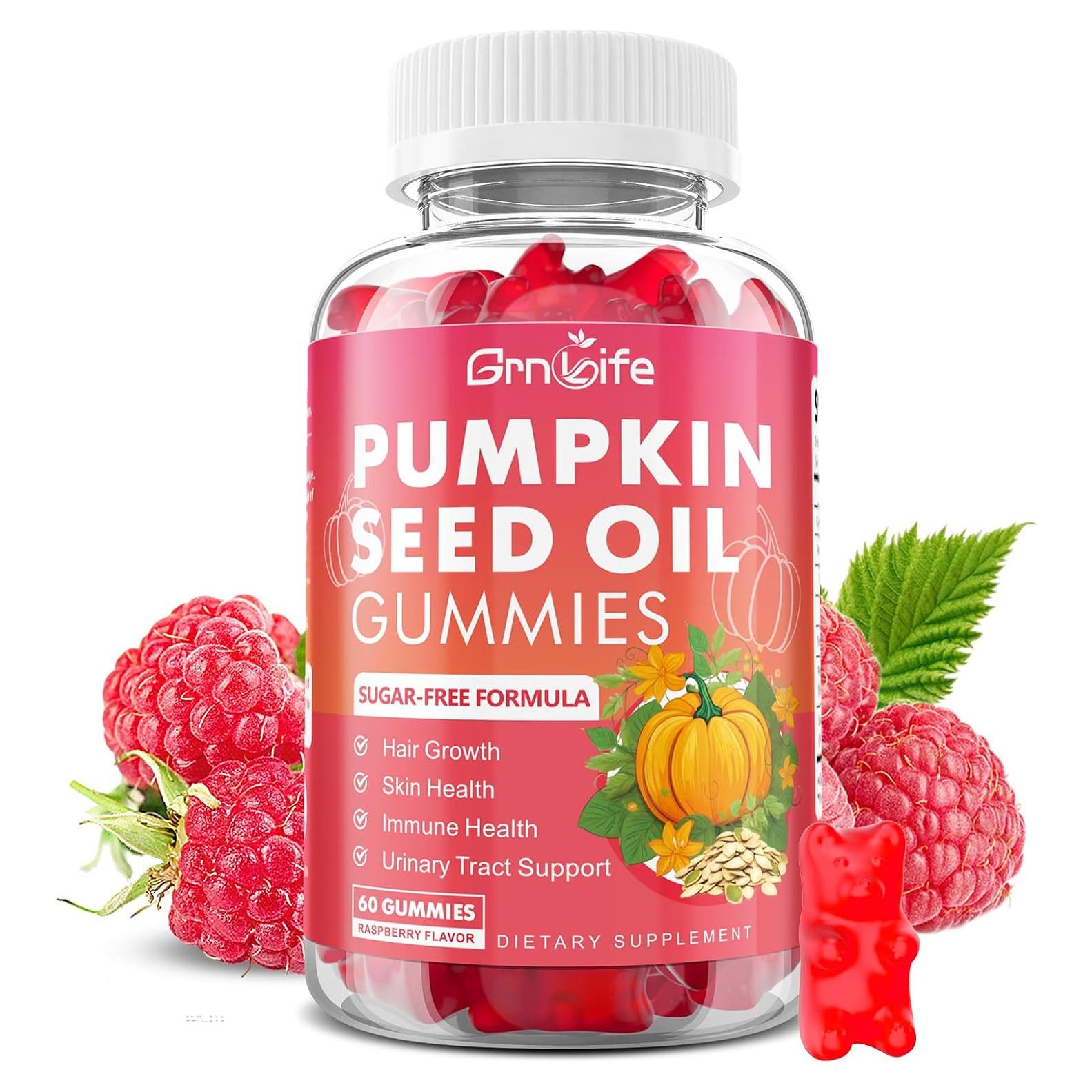 Gomitas de Aceite de Semilla de Calabaza GrnLife 60 Unidades