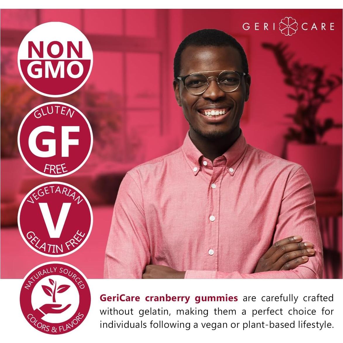 GeriCare Gominolas de Arándano 60 Unidades - Salud Urinaria