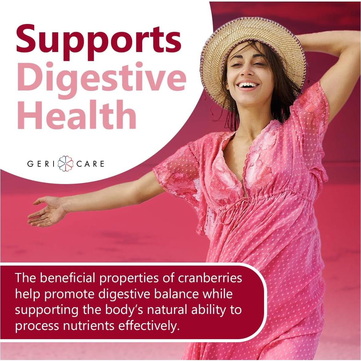 GeriCare Gominolas de Arándano 60 Unidades - Salud Urinaria