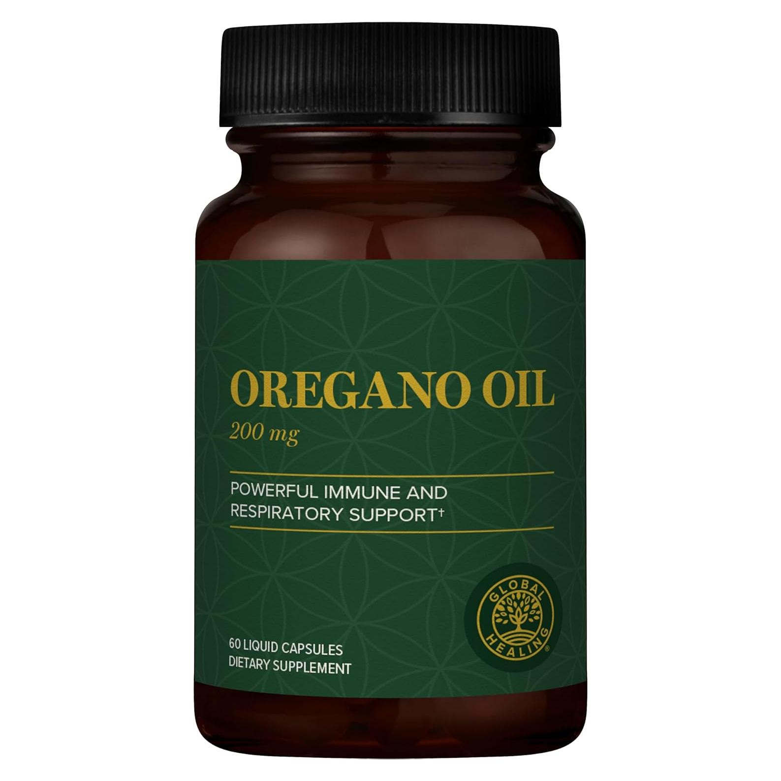 Cápsulas de Aceite de Orégano Orgánico Centro de Sanación 60 Unidades