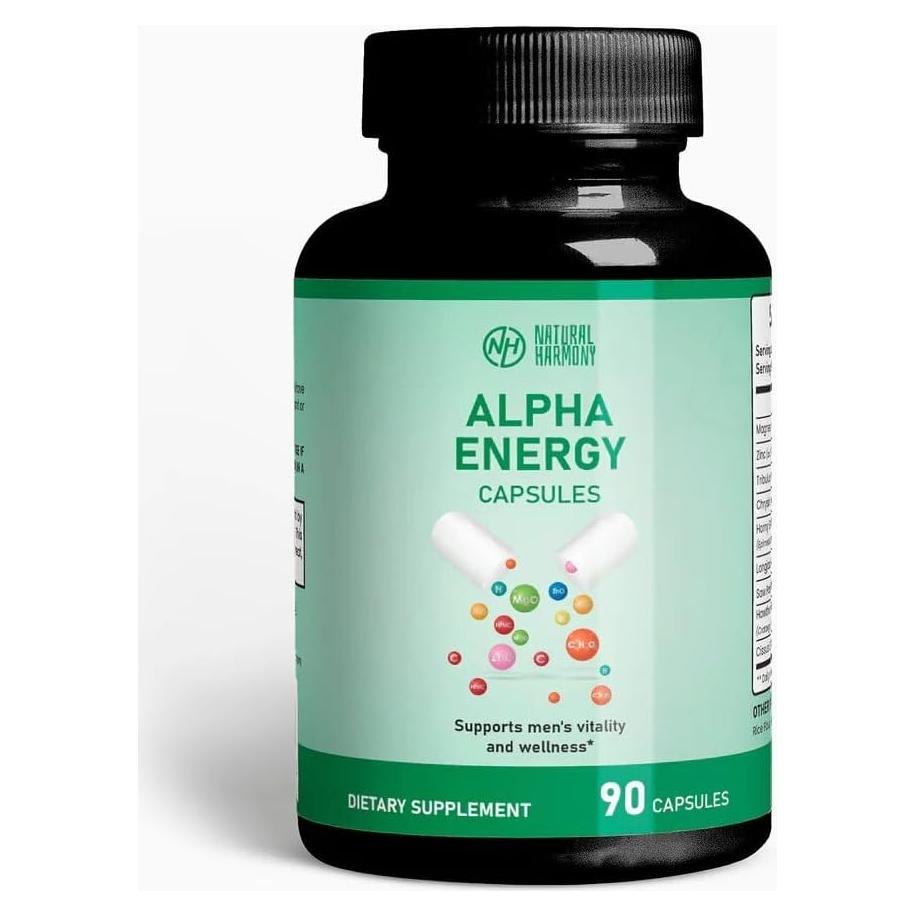 Cápsulas de Energía Alpha Armonía Natural 90 Unidades