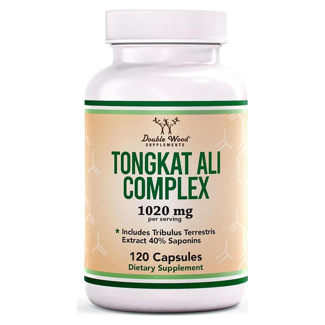 Tongkat Ali 1000mg Double Wood - Salud Masculina 60 Cápsulas