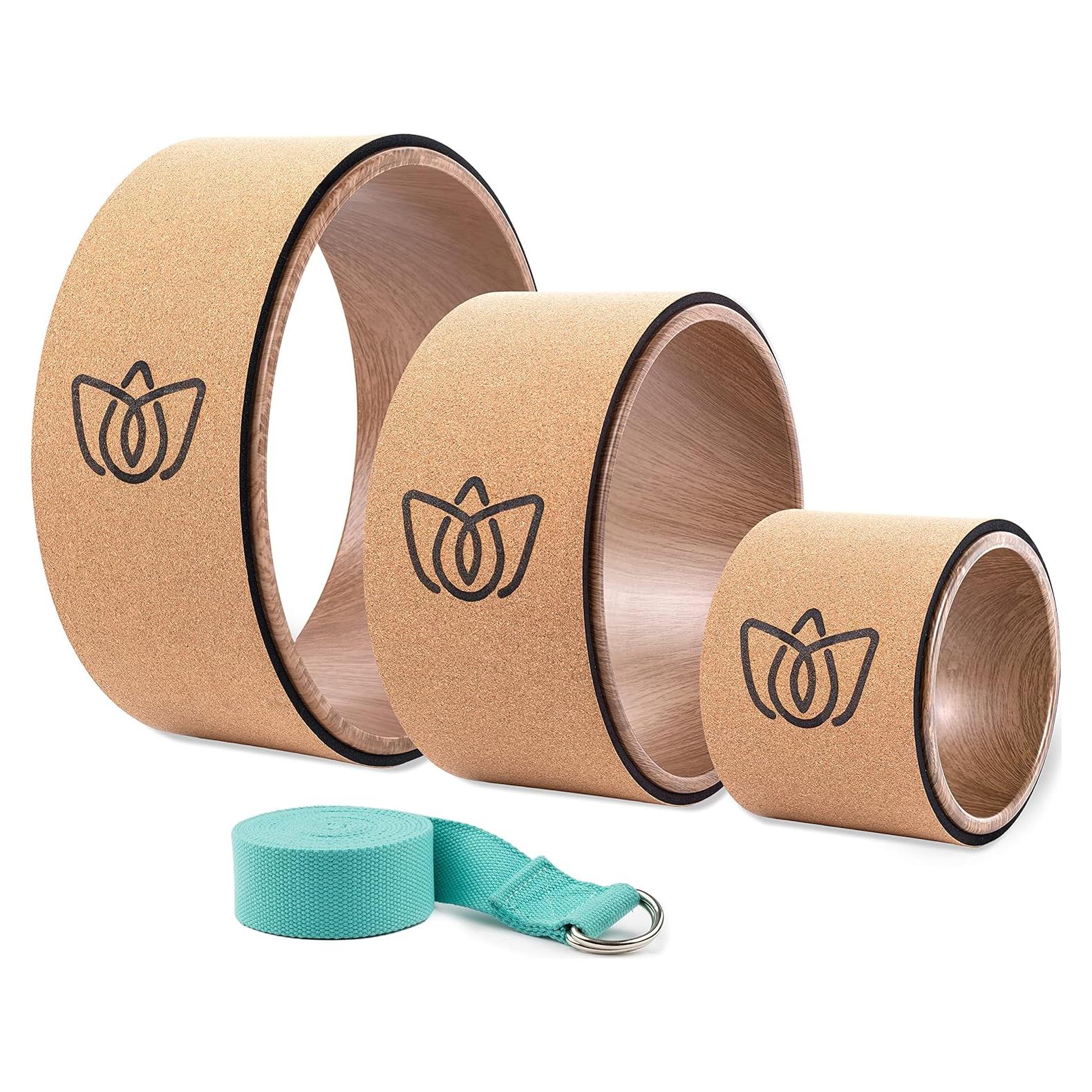 Rodillo de Espalda Florensi - Paquete de 3 de Corcho - Alivio y Estiramiento