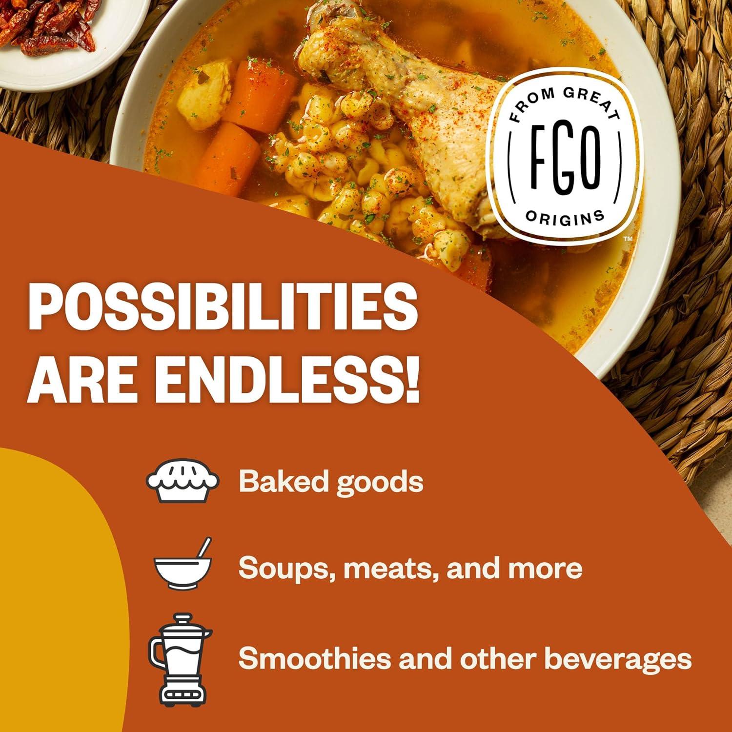 Polvo de Cúrcuma Orgánico FGO 226.8g Bolsa Reutilizable