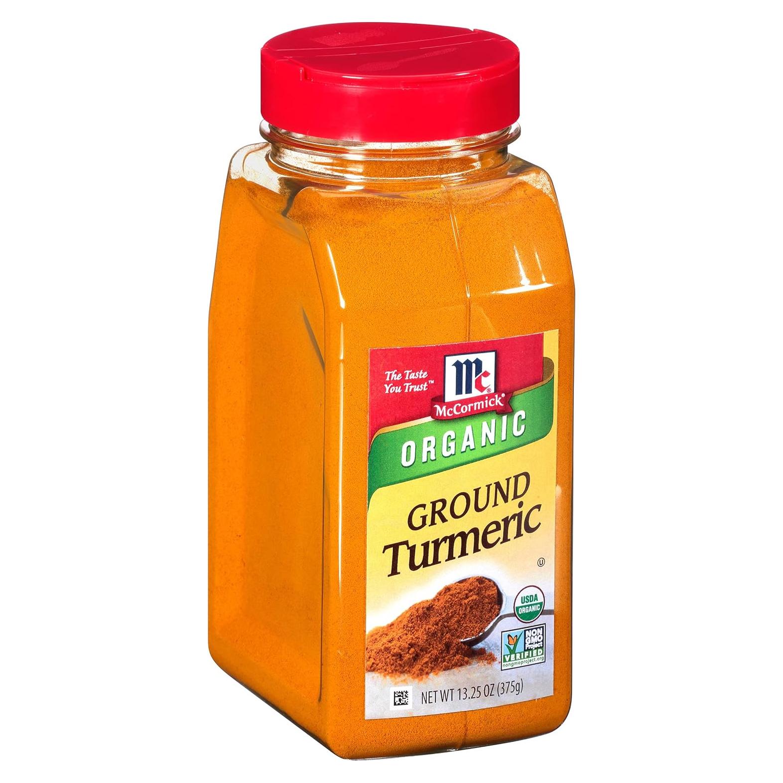 Cúrcuma Molida Orgánica McCormick 375 g - Sabor Intenso